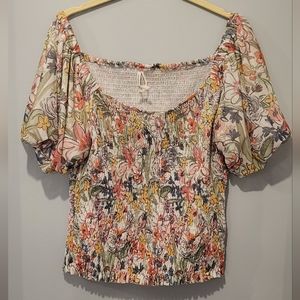 Floral Patterned Blouse